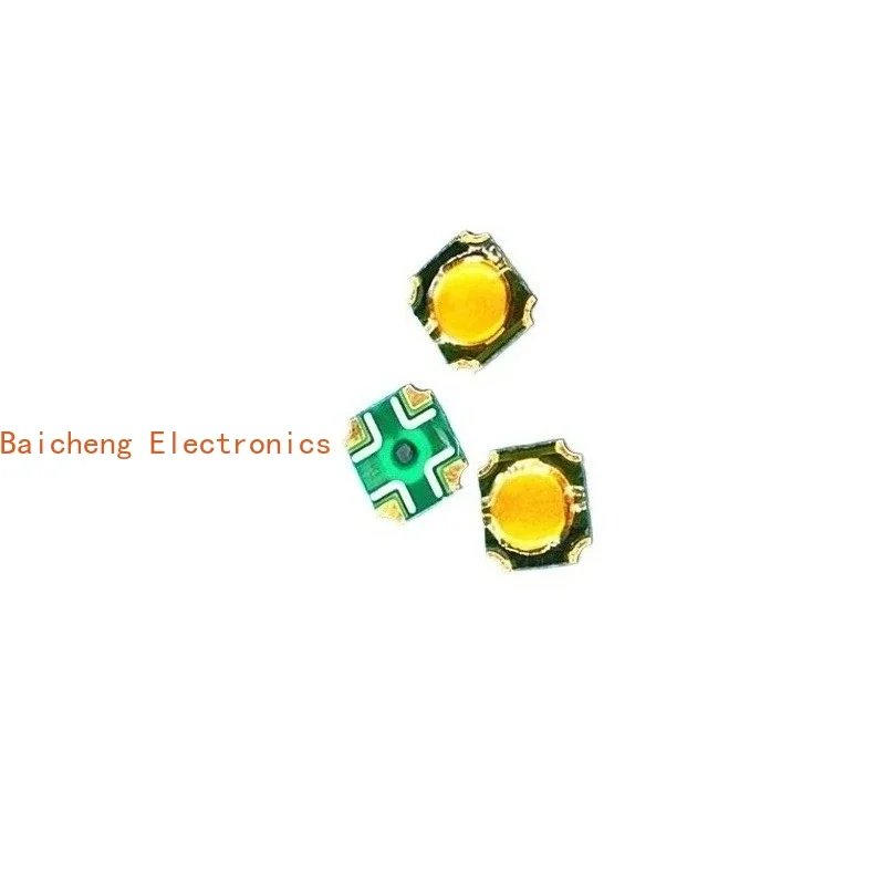 100PCS Surface mount 4-pin waterproof and dustproof thin film button sheet, touch switch micro movement