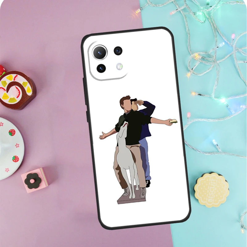 Friends Chandler And Joey Case For POCO X5 X3 F5 Pro M5 F3 F4 X4 GT Cover For Xiaomi 13 Ultra 11T 12T Pro 12 Lite