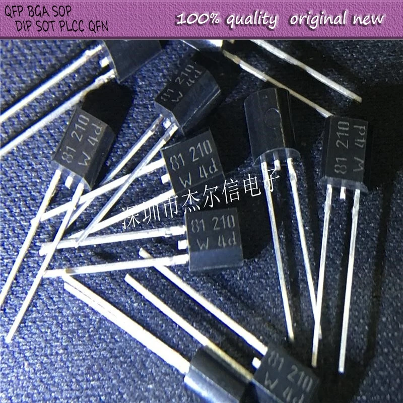 100% 신규 및 기존 2 개/몫 KTY81-210 81-210 마킹: 81 210 TO-92-2