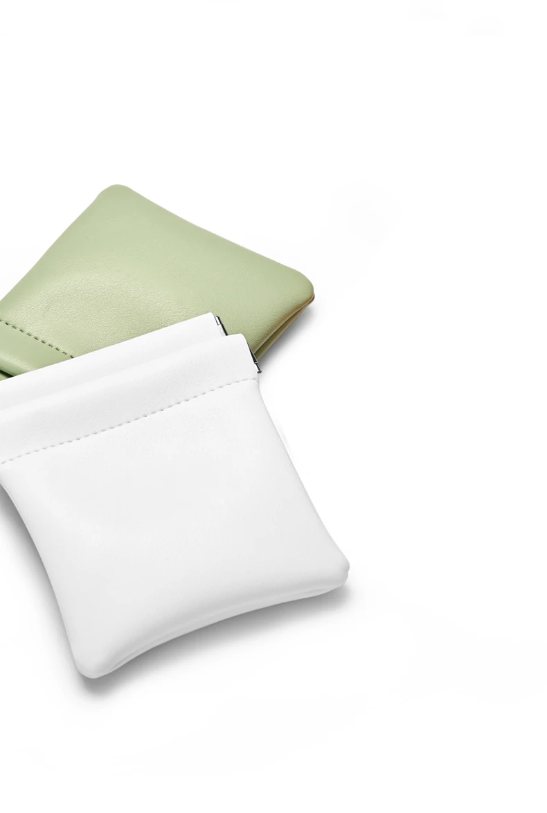 Oirlv 5 Stück Tragbare PU-Leder Schmuckbeutel mit Verschluss Aufbewahrungstasche für Ringe, Ohrringe, Halsketten Mehrfarbige Mini-Organizer – Detail 8