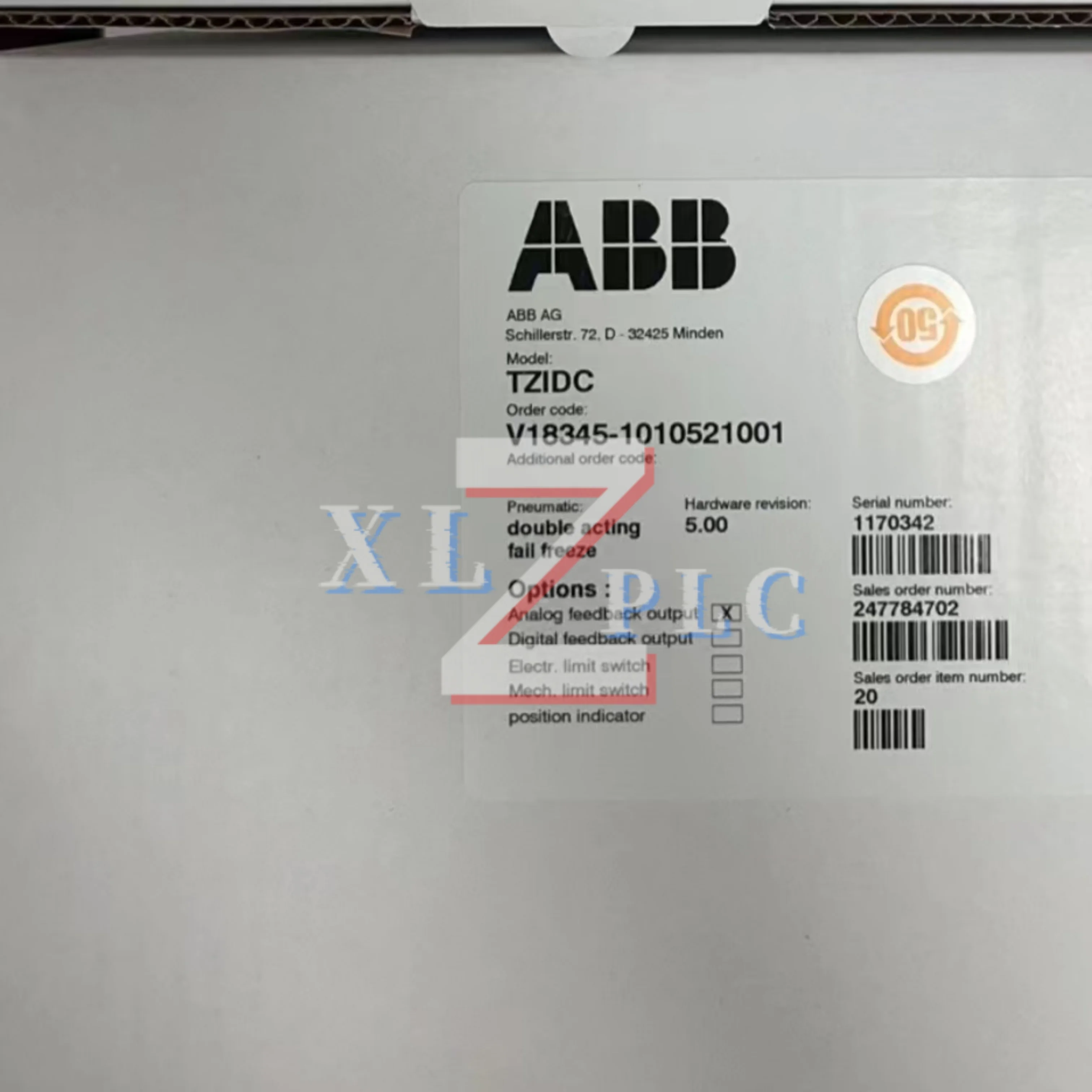 Novo posicionador original V18345-1010521001 TZID-C V18345-1020421001