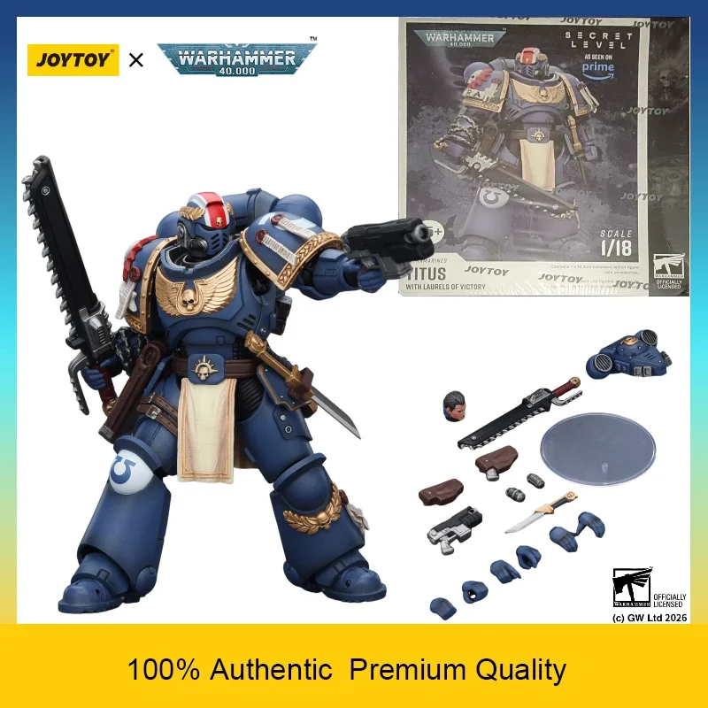 joytoy-warhammer-40k-space-marine-2-ultramarines-lieutenant-titus-with-laurels-of-victory-articulated-collectible-action-figure