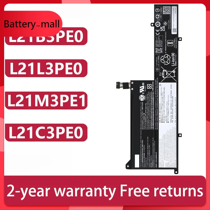

For Lenovo IdeaPad Flex 5 14IAU7/14ALC7/14ABR8/14IRU8/16IAU7/16ALC7/16ABR8/16IRU8 L21B3PE0 L21L3PE0 L21M3PE1 Laptop battery