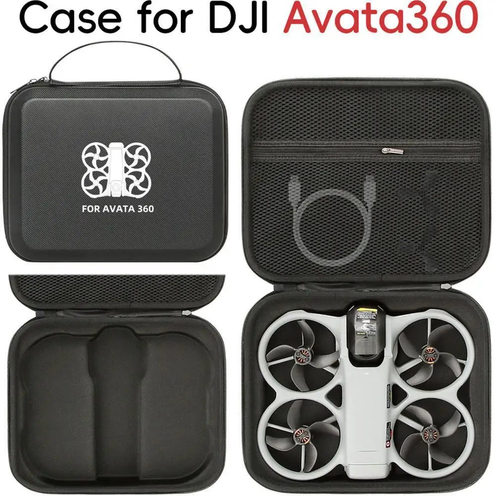 

Портативная сумка-чехол для DJI Avata 360 из полиуретана, водонепроницаемая, ударопрочная, для хранения и переноски дрона (только корпус)