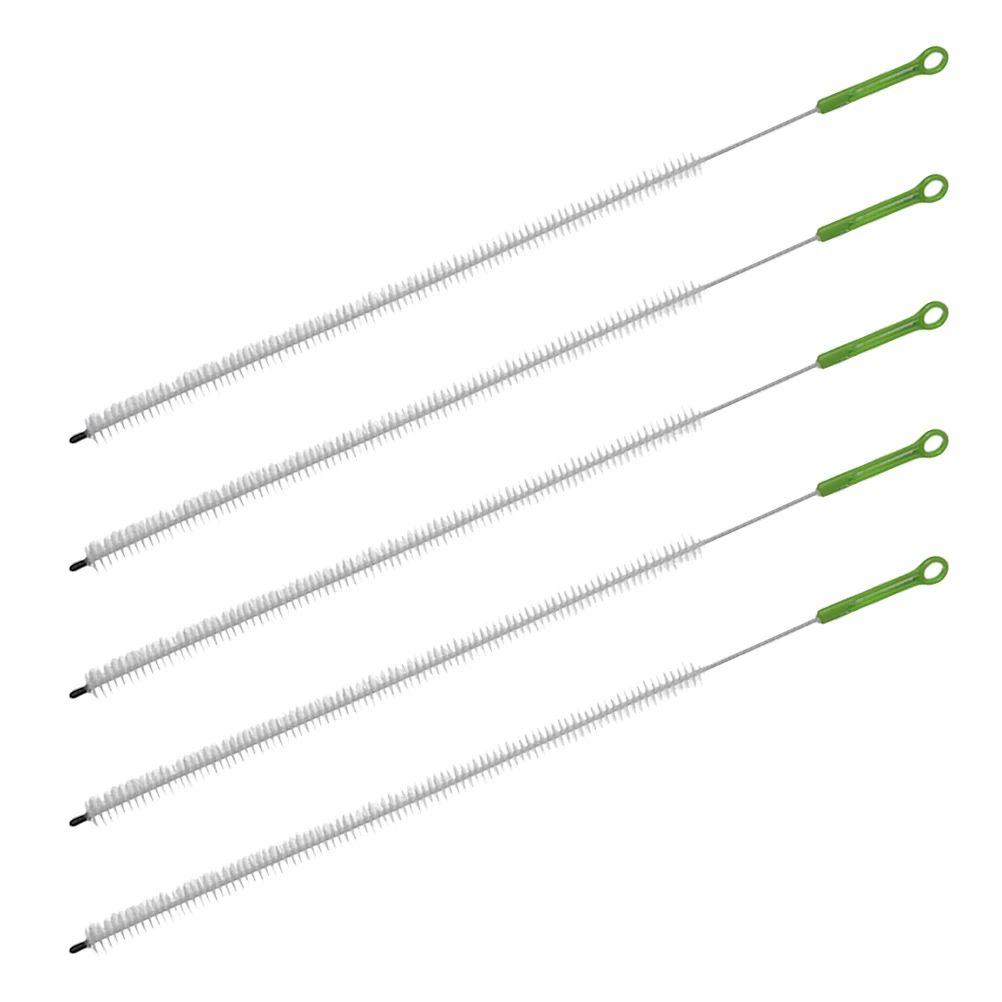 

5 Pcs Green Pipe Cleaner for Hair Clogs Drains Sink Bathtub Dredging Tool Flexible Drain Brush Plumbing Solution