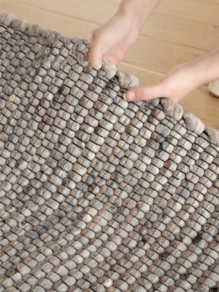 100% Wool Carpet Living Room Handmade Area Rug for Bedroom Meeting Room Rug Large Office Decor Luxury Bedroom Carpets
