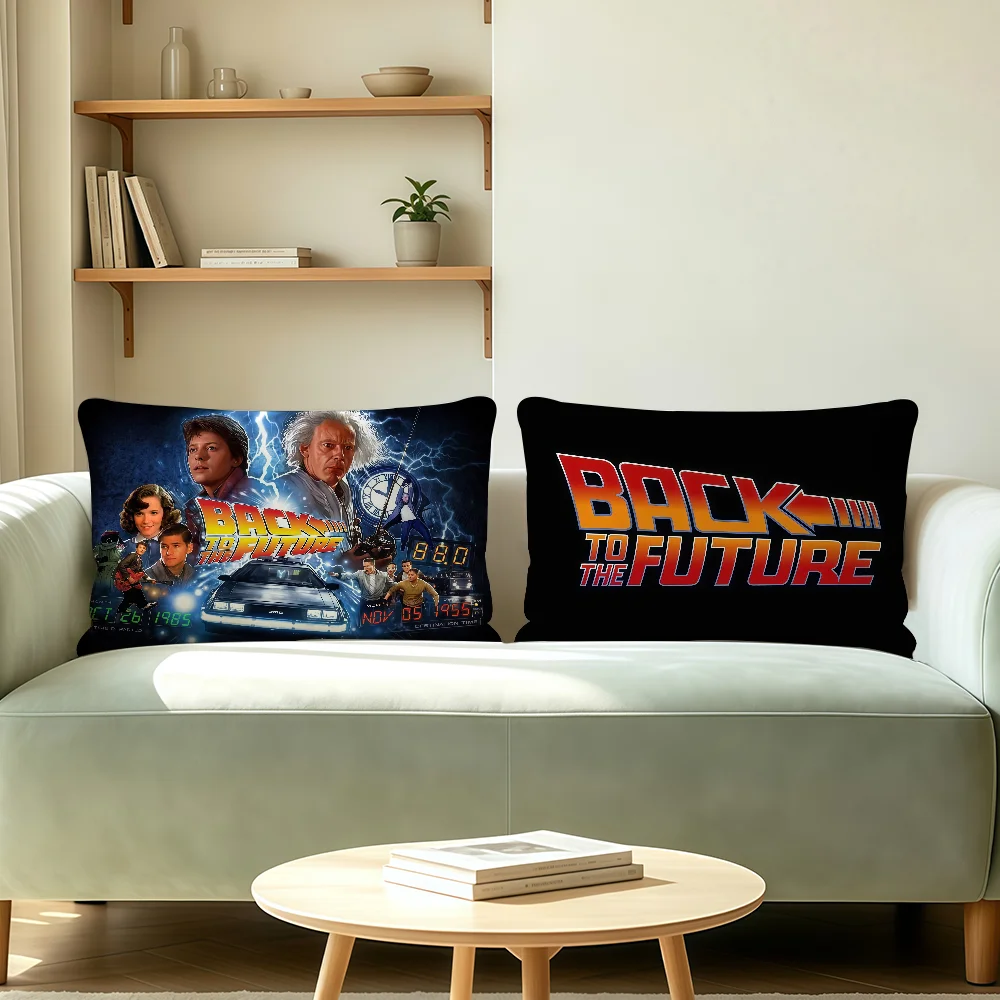 Fantasy film B-Back to F-Future cushion cover Polyester Pillowcase Sofa Living Room Cushion Cover Bedroom Bedside or Home Decor