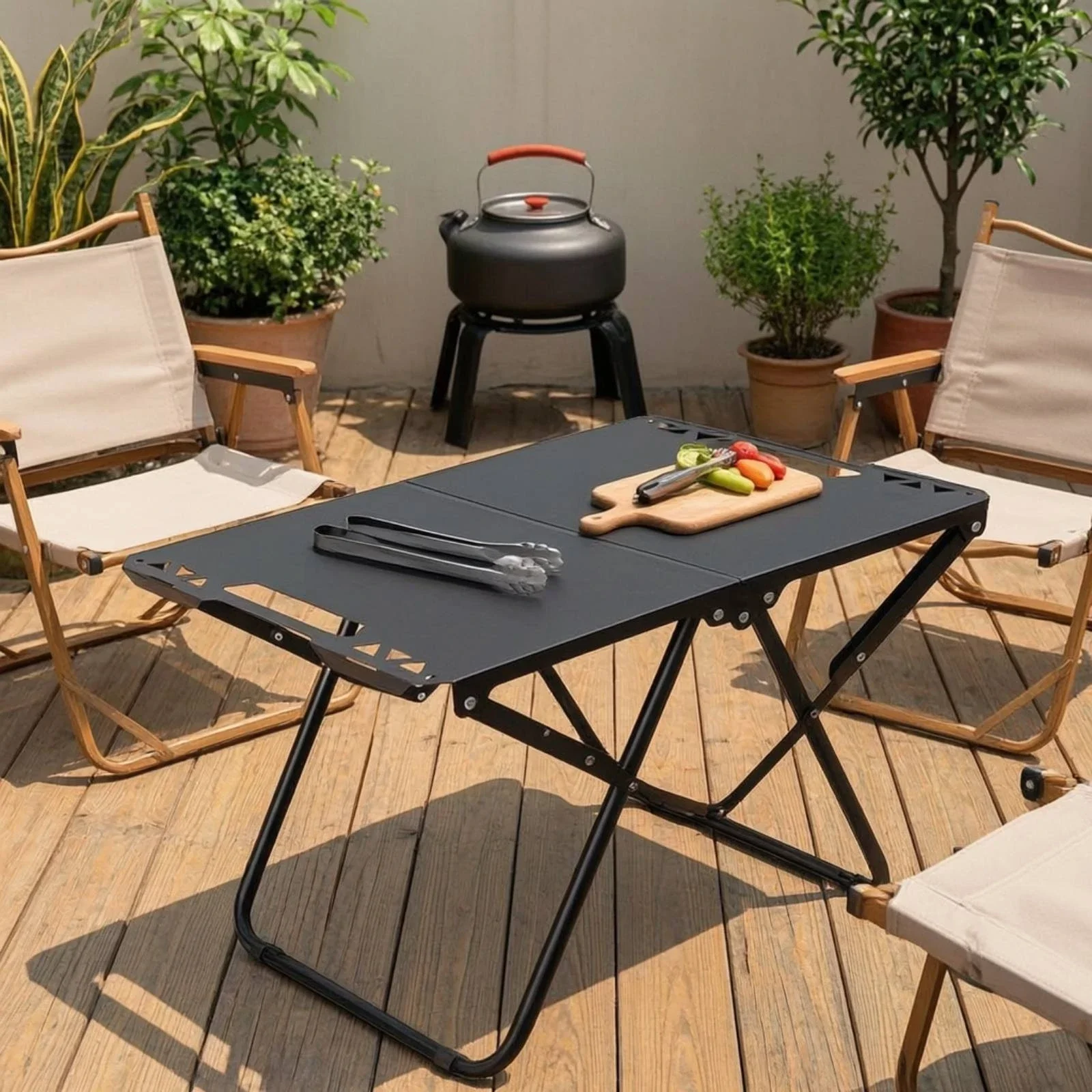 Lightweight Camping Table Stable Folding Camp Table Outdoor Gear Heavy Duty Sturdy Construction for Picnic