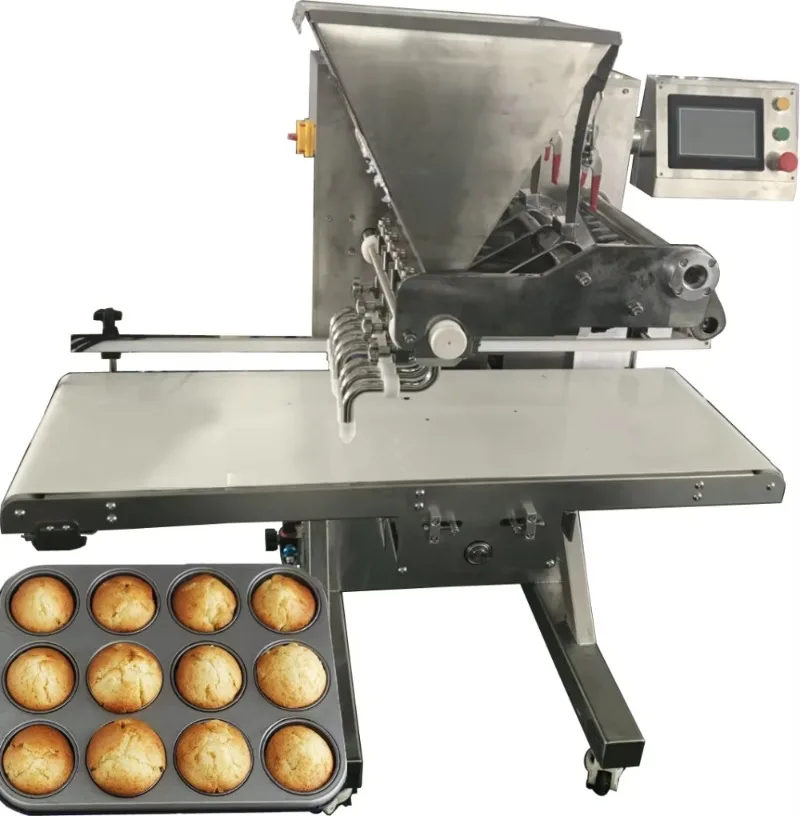 Commercial Paste Filler Multi Station Depositor for Cup Cake Making Machine Bakery Custom