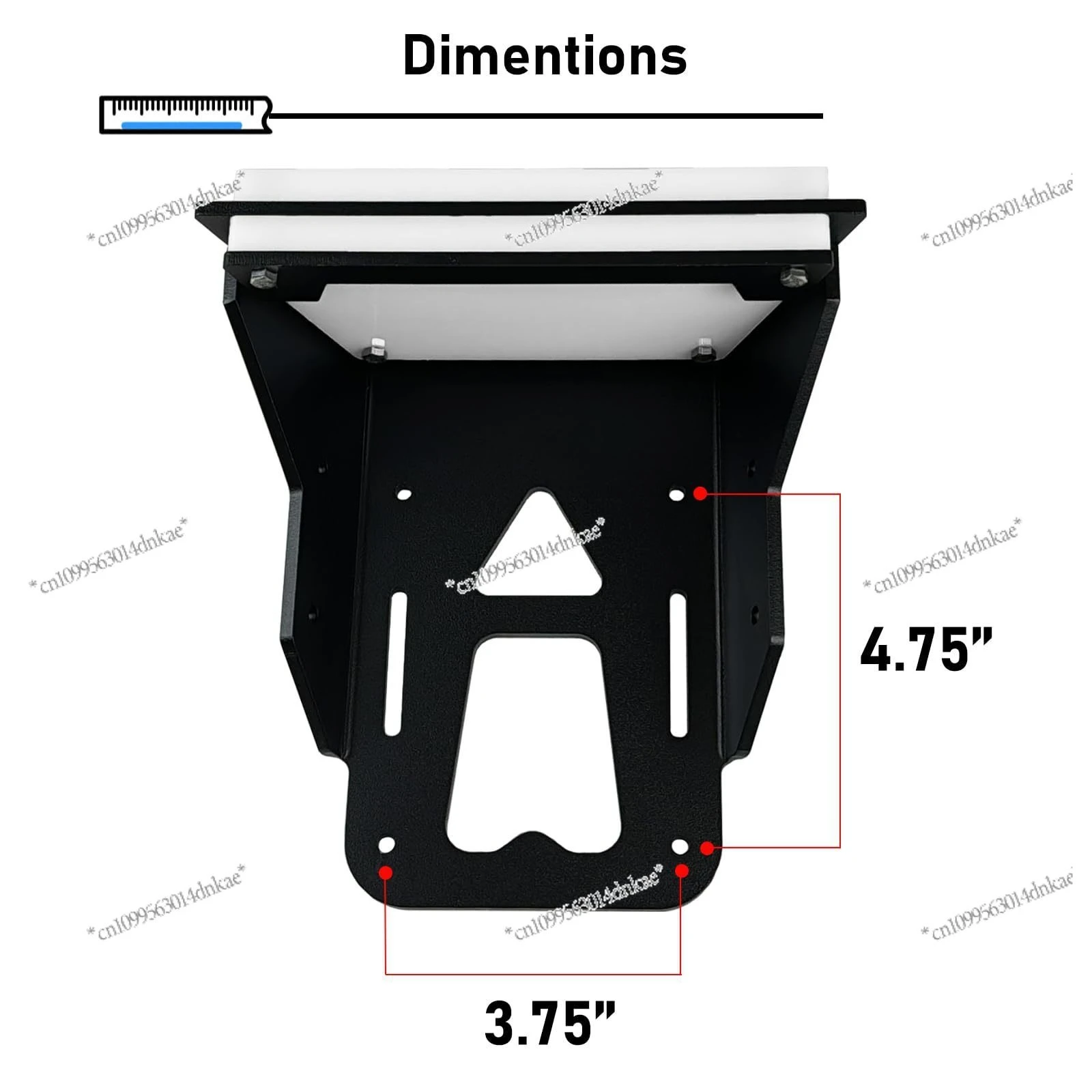 

Aluminum Kayak Towing Motor Bracket with Locking Edge Rung Motor Bracket for Water Sports Equipment
