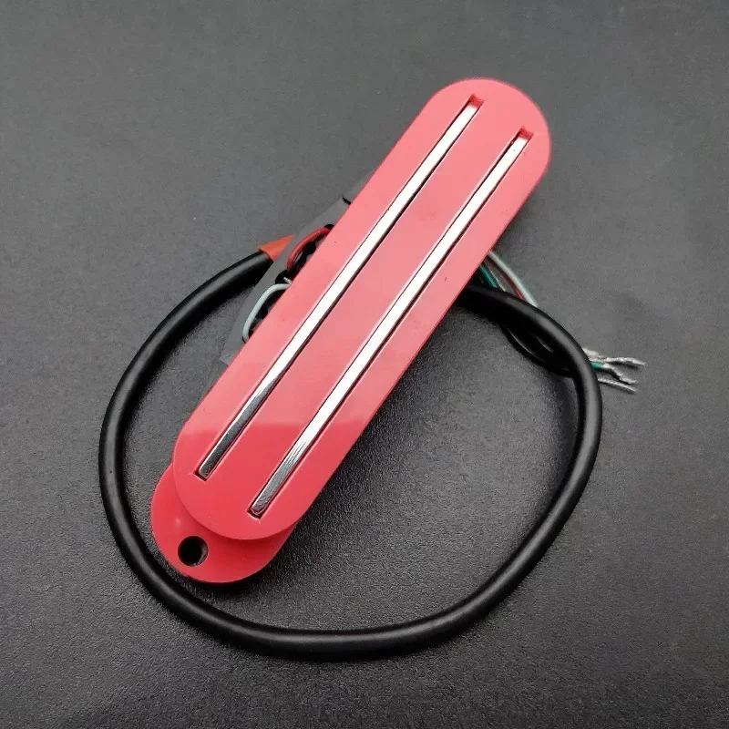 Mini Humbucker Dual Rail 9K ST Style Humbucker Twin Blade Pickup for FD ST Electric Guitar Replacement Multi Color