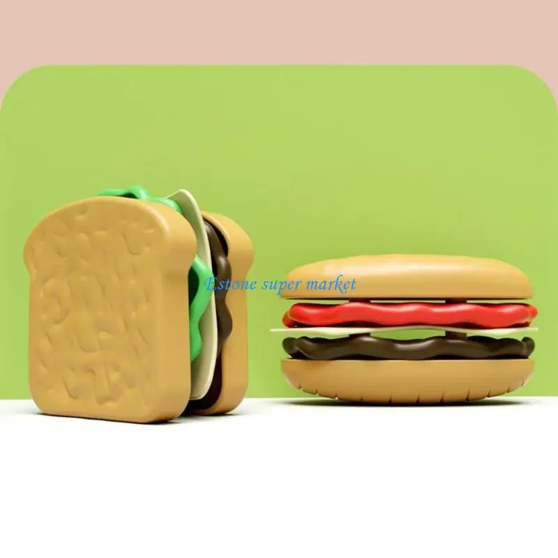 090B Kids Toy Kitchen Accessories Pretend Miniature Burger Educational Toy