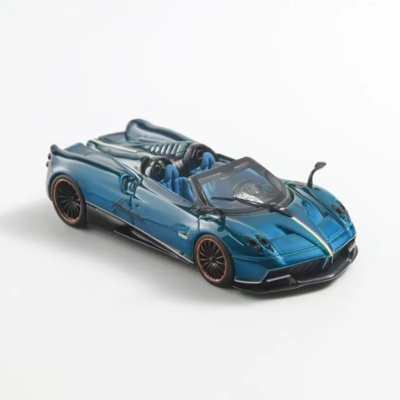 Flame 1:64 Pagani Huayra BC Convertible Limited Edition Luminous Hidden Resin Car Model Toy Gift