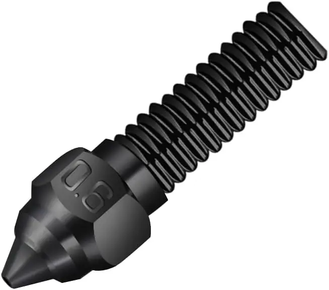 Sovol-Steel High Flow Nozzles, SV06 Plus Hardened Tool, 0.4mm, 0.6mm, 0.8mm, 1mm, 6 peças