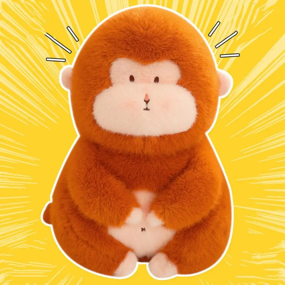 

Animal Monkey Simulation Monkey Doll Golden Soft Fluffly Hair Monkey Plush Toy 22/32cm Plush Gorilla Golden Monkeys Dolls Baby