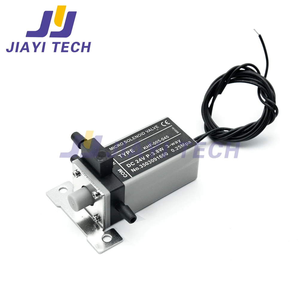 1Pc 24V DC 3.8W 3 -Way KHF Solenoid Valve For Flora Gongzheng Wit-Color Inkjet Printer-KHF-005-045 0.25Mpa No.3503091660