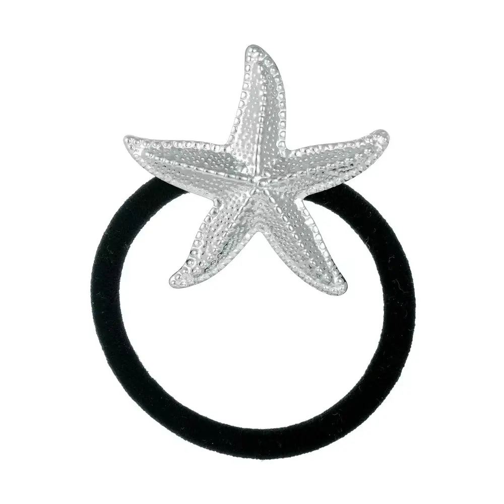 High quality stainless steel starfish ponytail hair accessory, fashionable, simple, elegant, elastic headband, women\'s gift