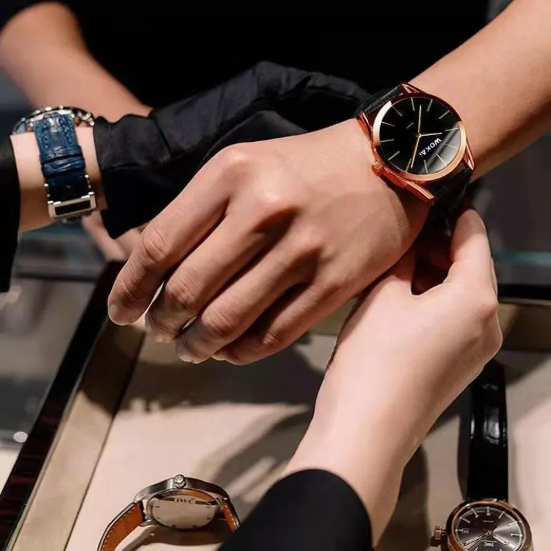 

Роскошные кварцевые часы для мужчин, водонепроницаемые, лучшие брендовые часы с кожаным ремешком, спортивные деловые мужские кварцевые наручные часы Relógios Masculino