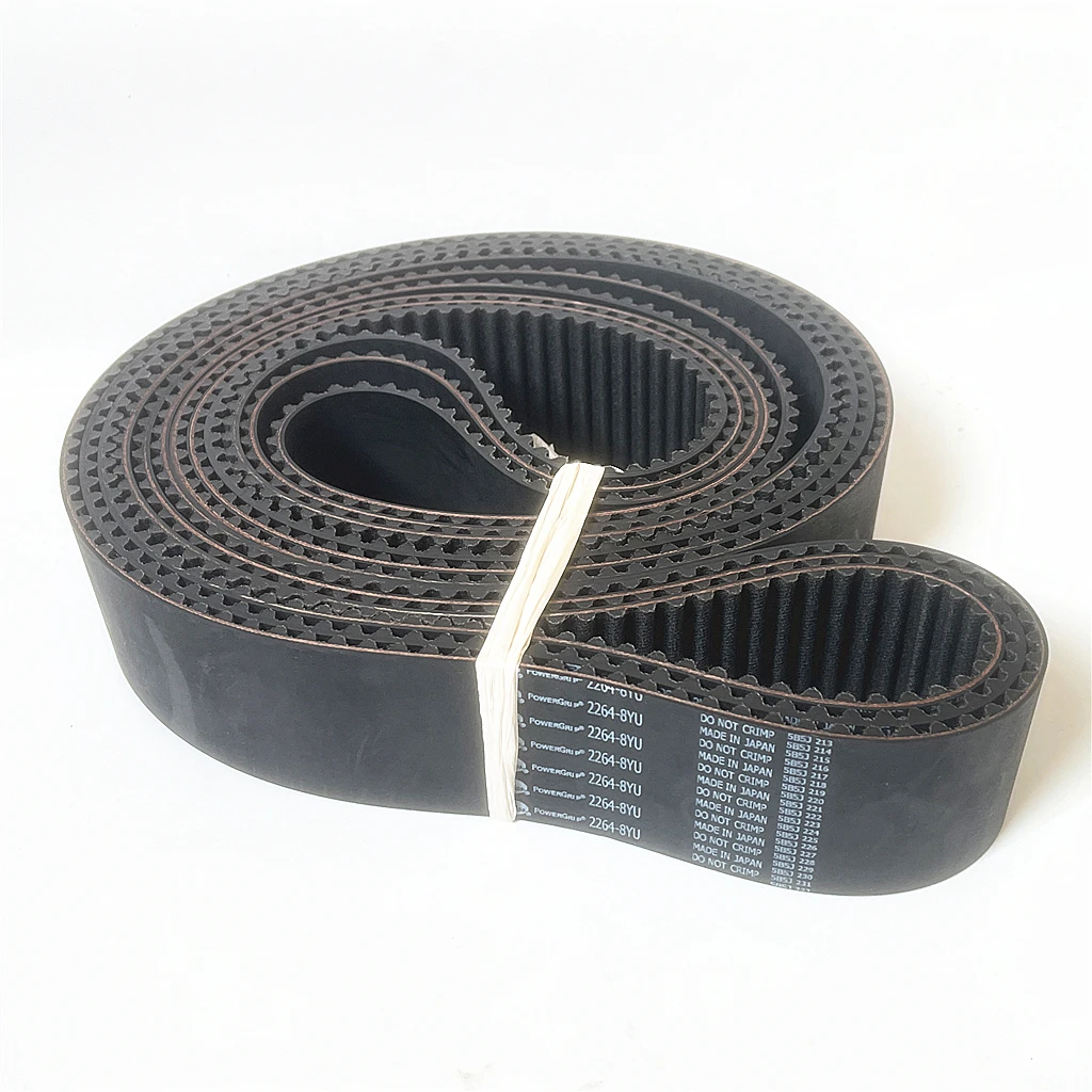 PowerGrip 2264-8YU 283 Teeth Arc Tooth Timing Belt 3D Printer Engraving Machine CNC Lathe Robot Spindle Generator Drive Belt