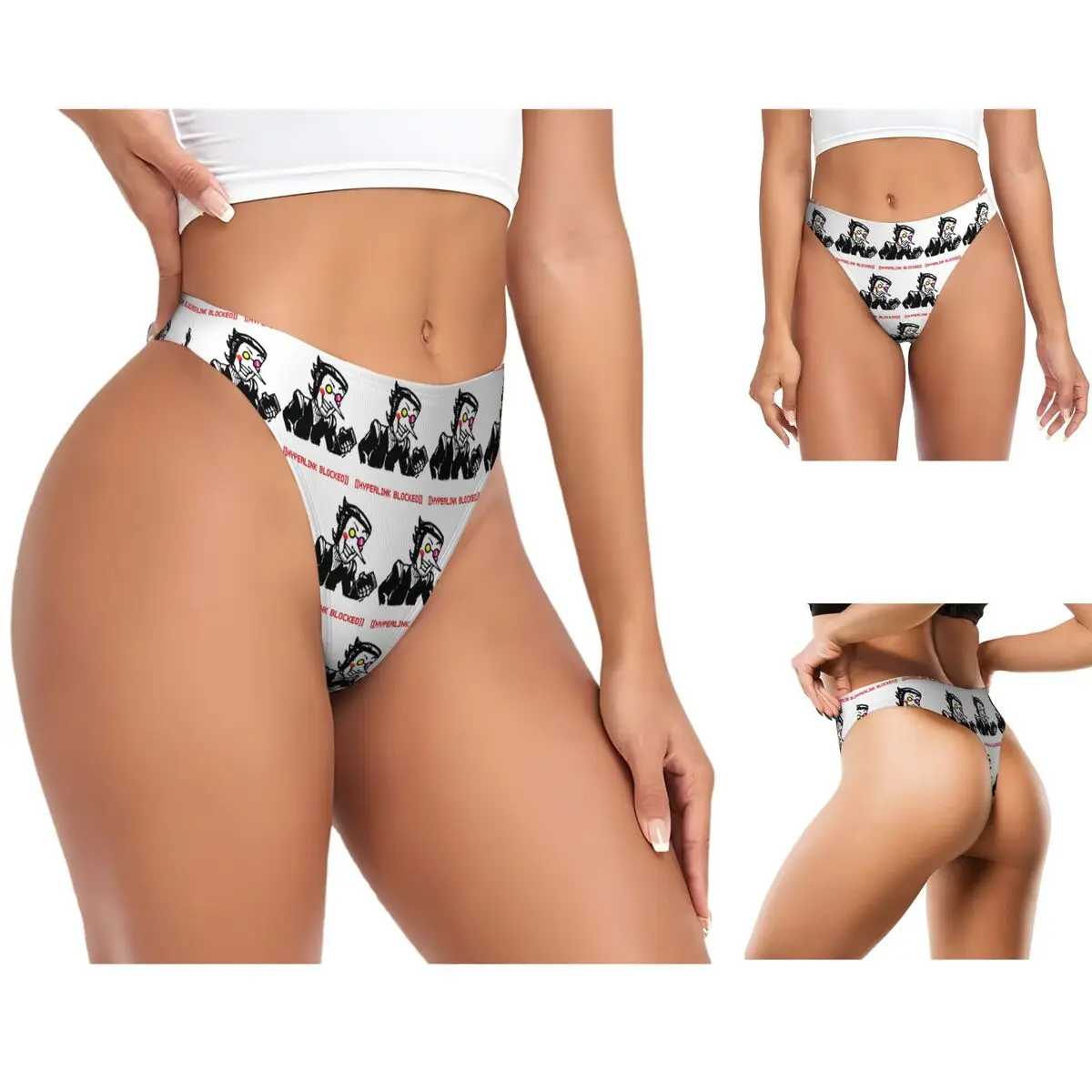 calcinhas-g-string-customizadas-deltarune-spamton-sua-chance-de-ser-uma-grande-estrela-calcinhas-respiraveis-e-confortaveis-para-mulheres