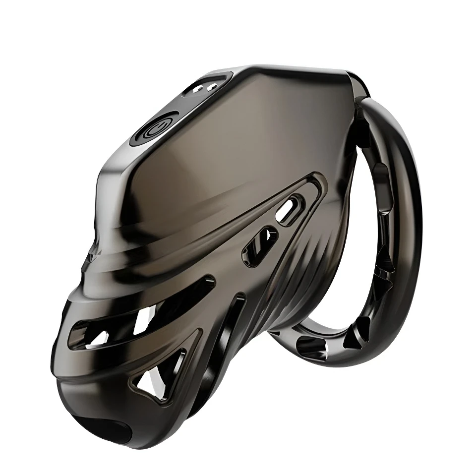 An Electric Shock Chastity Cage Include 4 Rings And 2 Keys Remote And APP Control The 10 Frequencies Vibrating