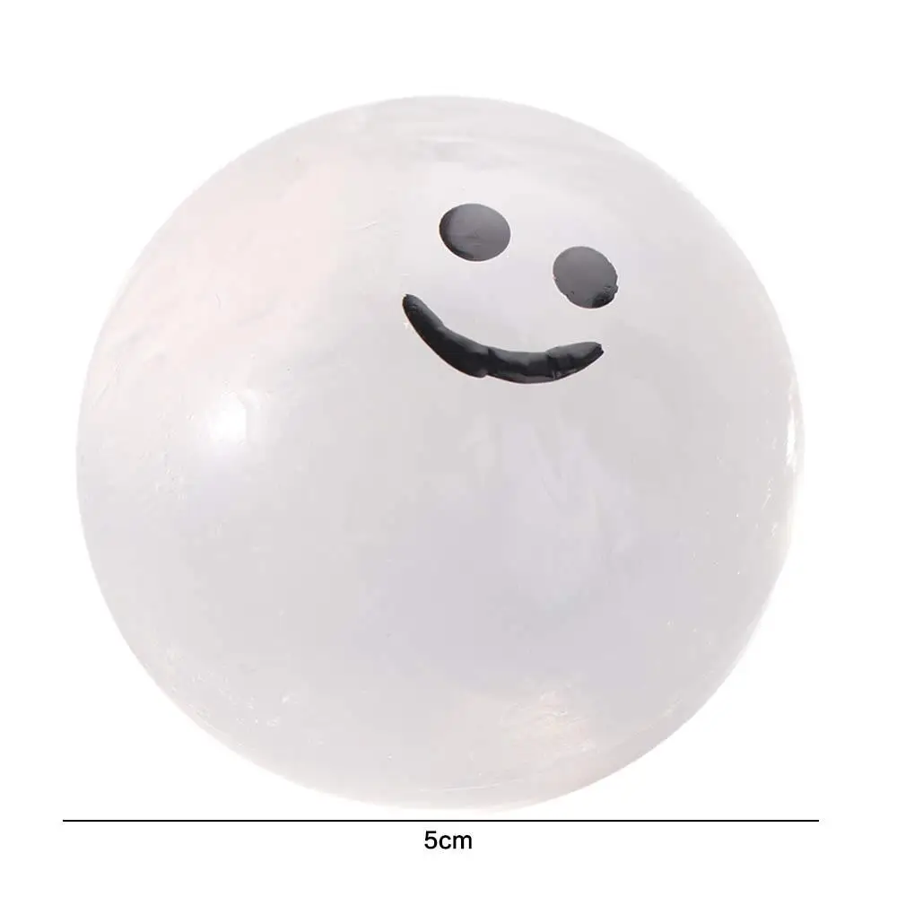 2pcs Squeezing Acne TPR Crystal Ball Solid Transparent Water Ball Pinching Toy Creative Realistic Bubble Octopus Pinching Toy