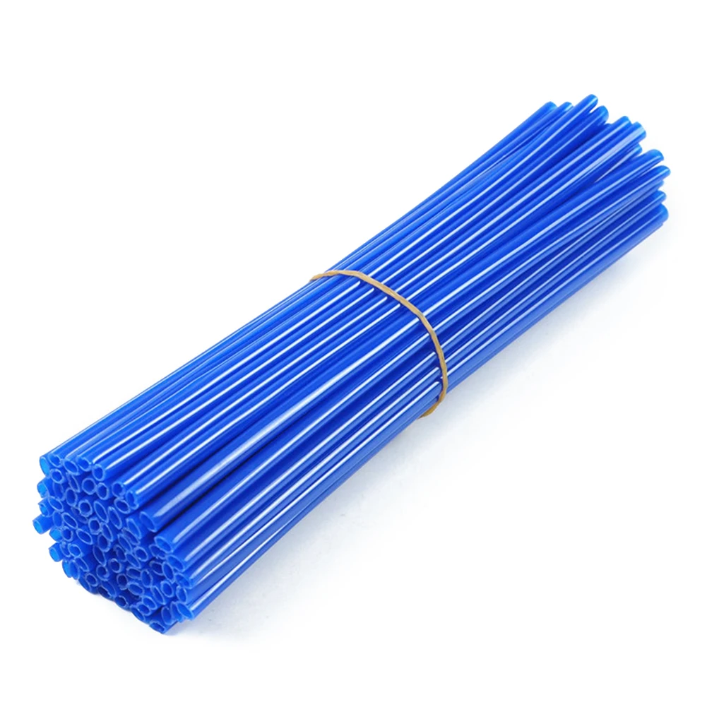 36pcs Bicycle Spoke Holster Tire Decorative Rim Protective Cover Protective Cover Colorful Spoke Decorative Steel Wire For Bike