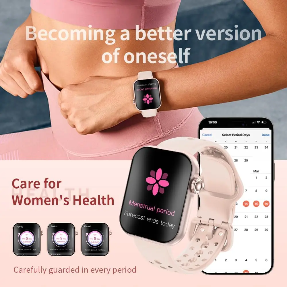 GTR4 Smart Watch Men Women Full Circle Touch Screen Bluetooth Call Smartwatch Sports Activity Fitness Waterproof Hunting Cameras