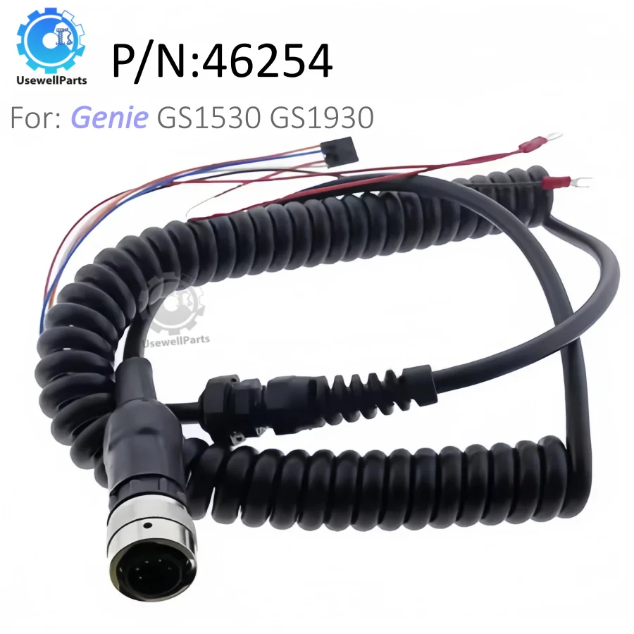 UsewellParts 46254 46254GT Joystick Coil Cord  Used For Genie Lifts GS1530 GS1930 GS2632 GS2032 GS2046 GS2646 GS3246 GS2668