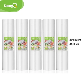 saengQ Kitchen Bags For Vacuum Food Vacuum Sealer Bag Sous Vide Storage Sealer bag Vacuum…
