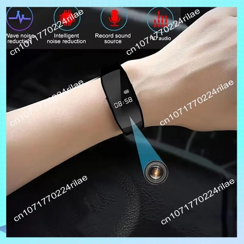 A17Z 1080P HD Câmera Relógio Pulseira Dictafone Som Pequeno Micro Home Secret Recorder Pulseira 32G
