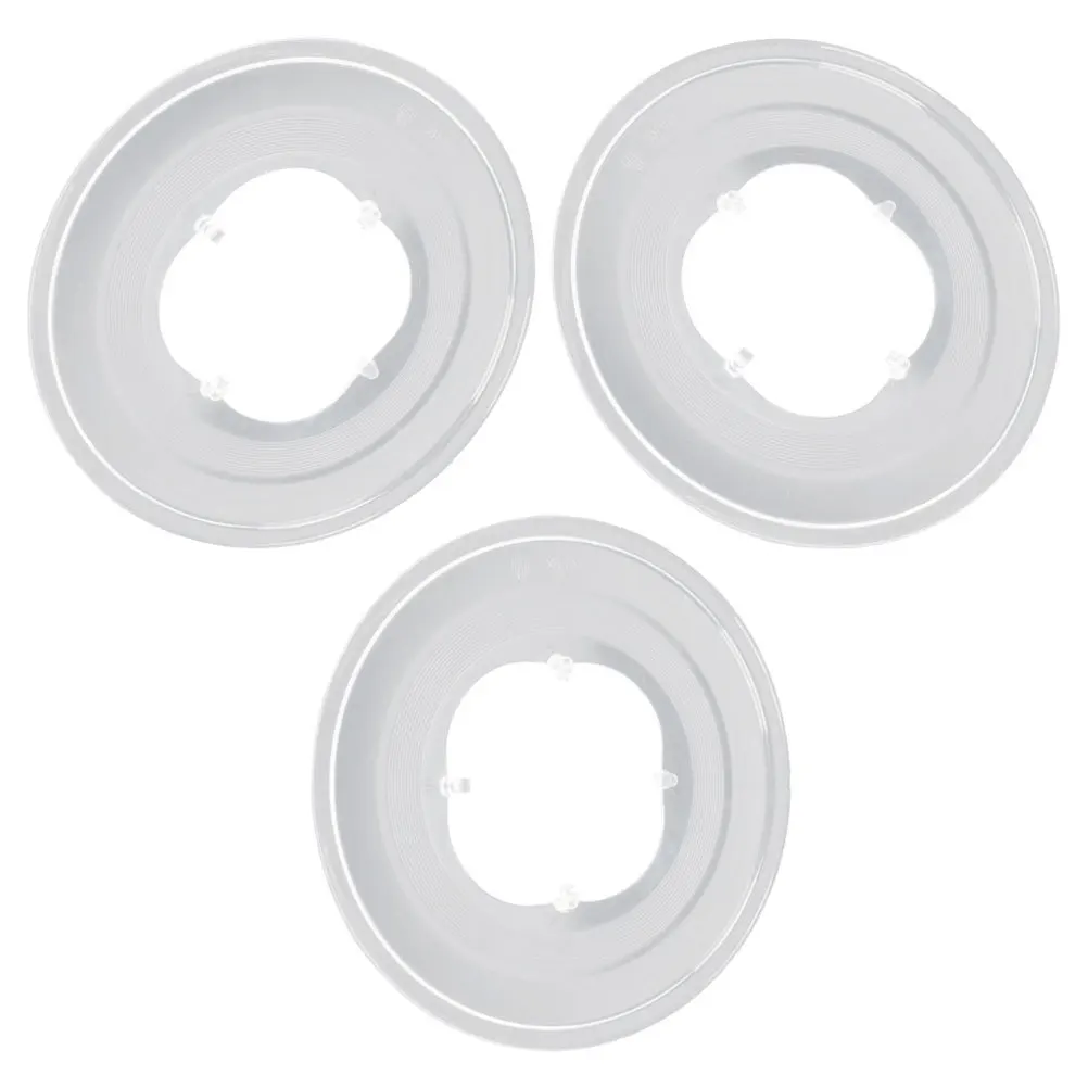 3Pcs Transparent Bike Flywheels Guard Durable Spoke Protector Lightweight Chain Cover Practical Cycling Accessory for Mountain