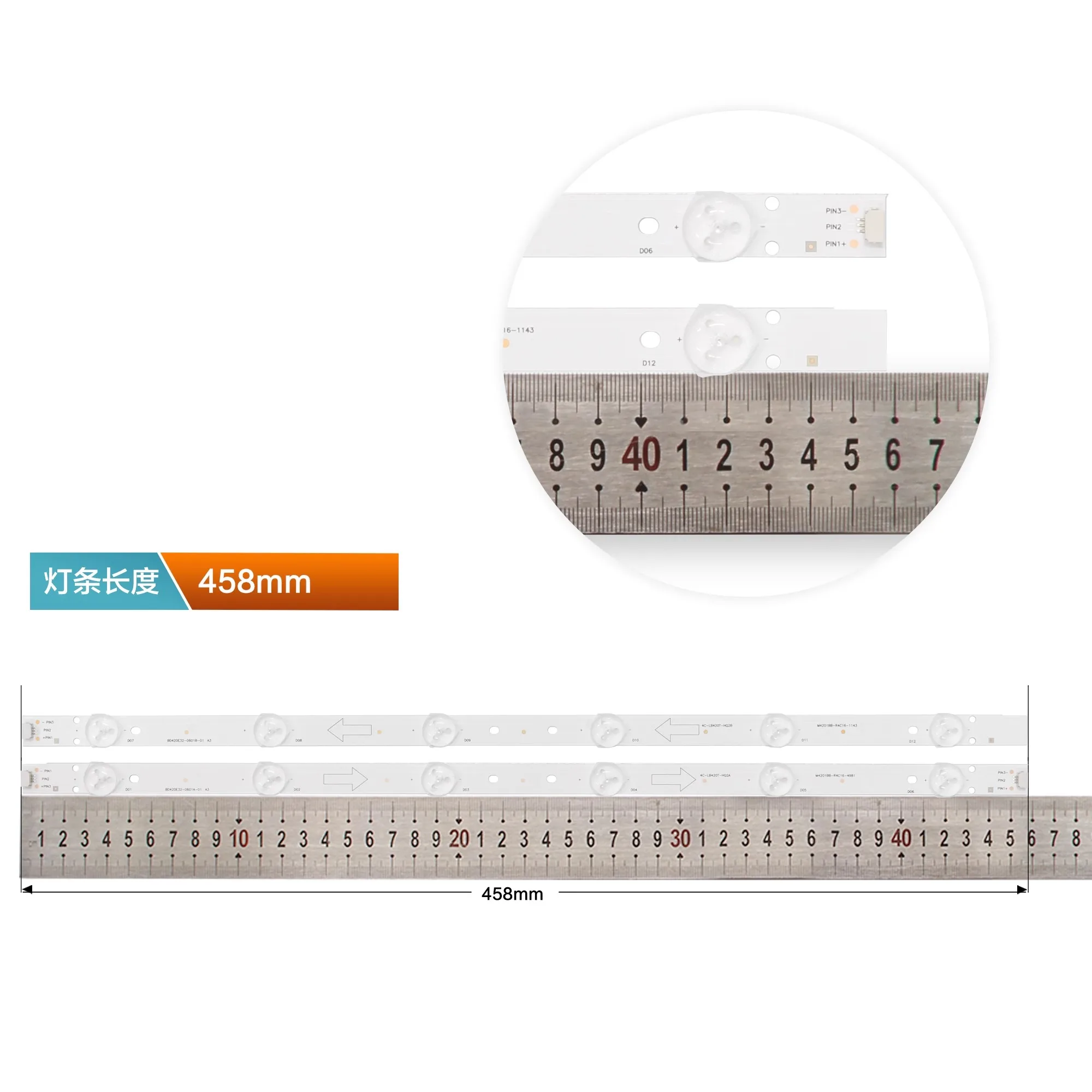 KIT 8 BARRAMENTOS LED TV PH42B25DG PH42B25