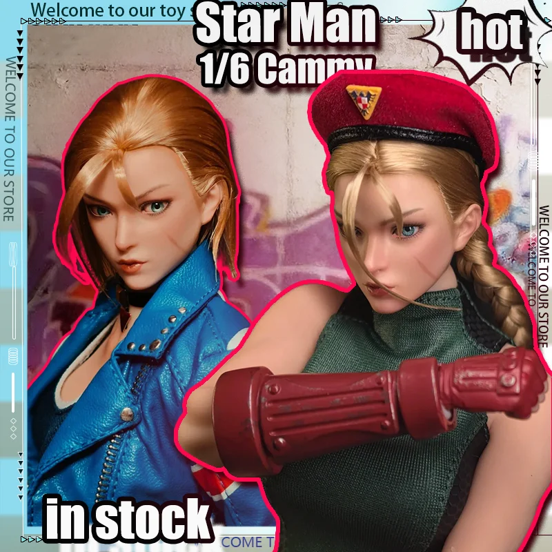 

Star Man Cammy Action Figures Ms-009 Ms-012 1/6 Scale Figure Female Soldier Agent Cammy Game Series Fighting Master Model Toy