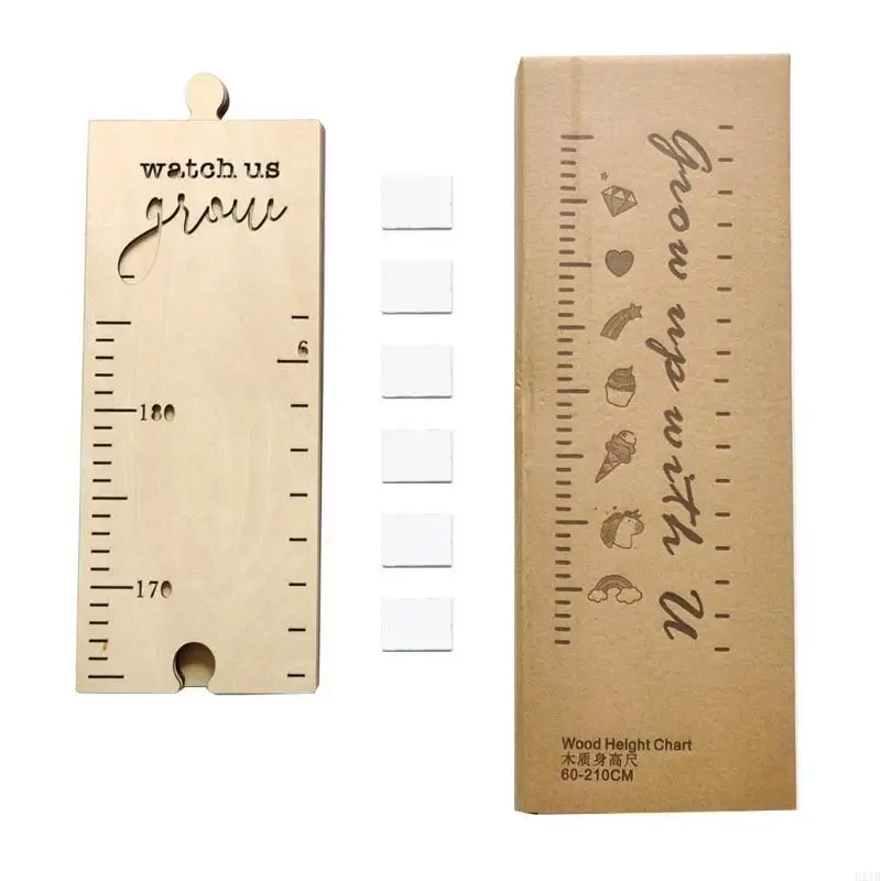 1Set Kids Height Growth Chart Ruler Multipurpose Measuring Tool 