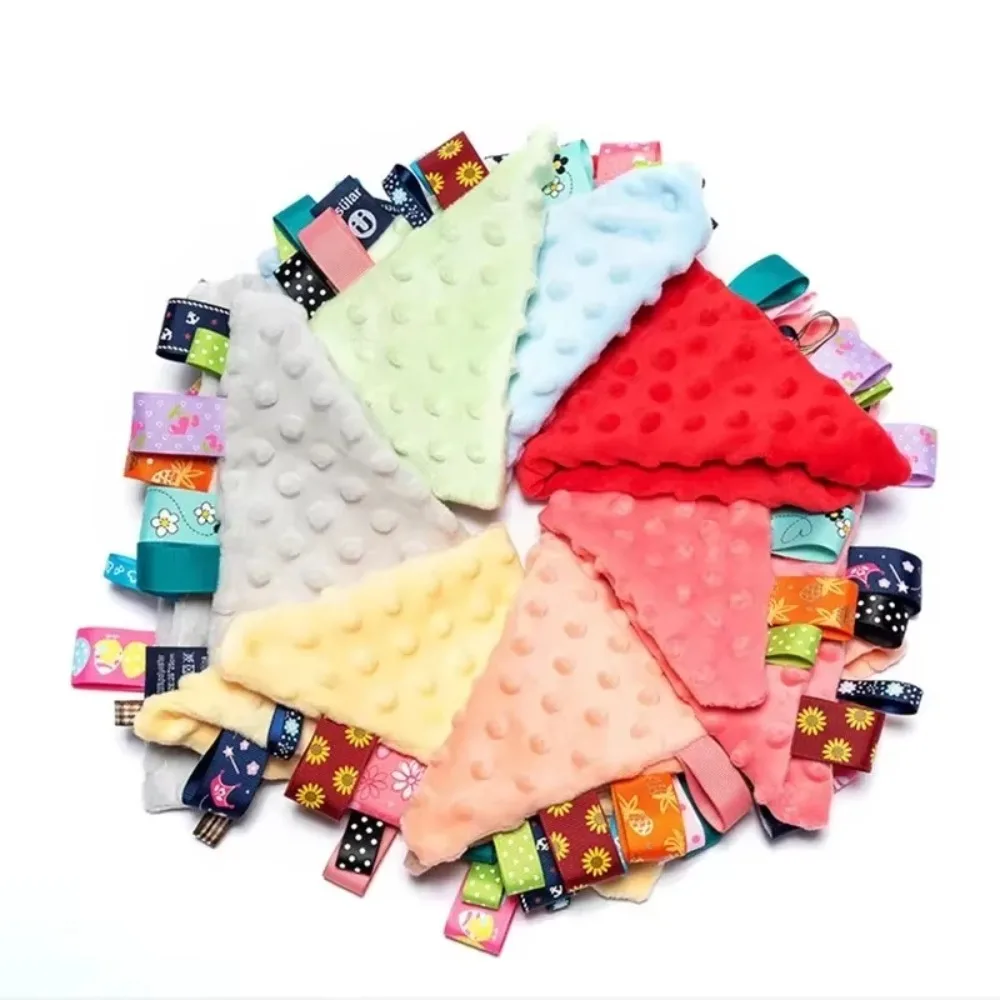 New Born Baby Soothe Appease Towel Calm Wipes Kids Infant Towel Blanket Cute Soft Square Plush Toys Comforting Taggies Blanket