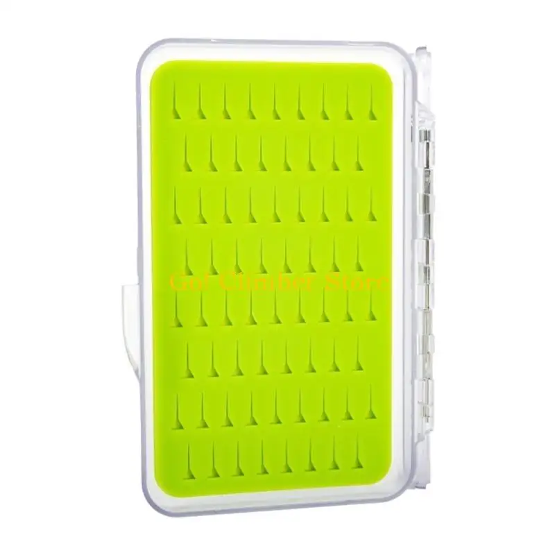 Q84C سيليكون إدراج يطير صندوق عملي غطاء واضح الصيد يطير صندوق متعدد الحجم #4