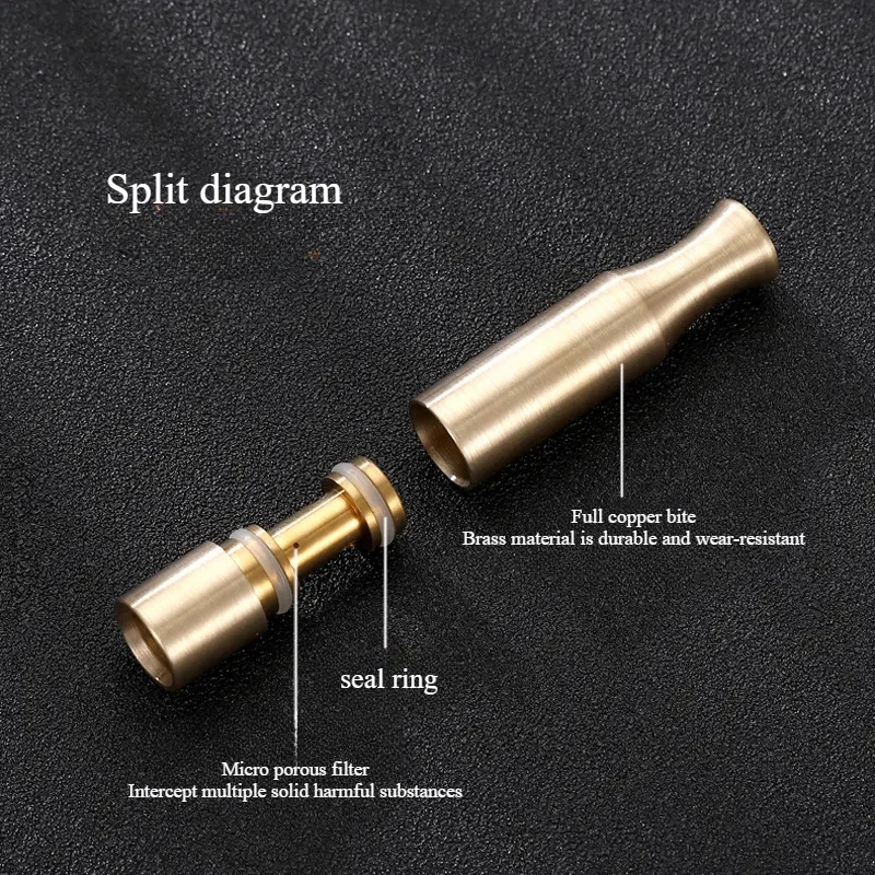 The Cigarette Nozzle Filter Is Convenient and Detachable with A Dual Purpose Rod for Both Filter Thickness and Circulation