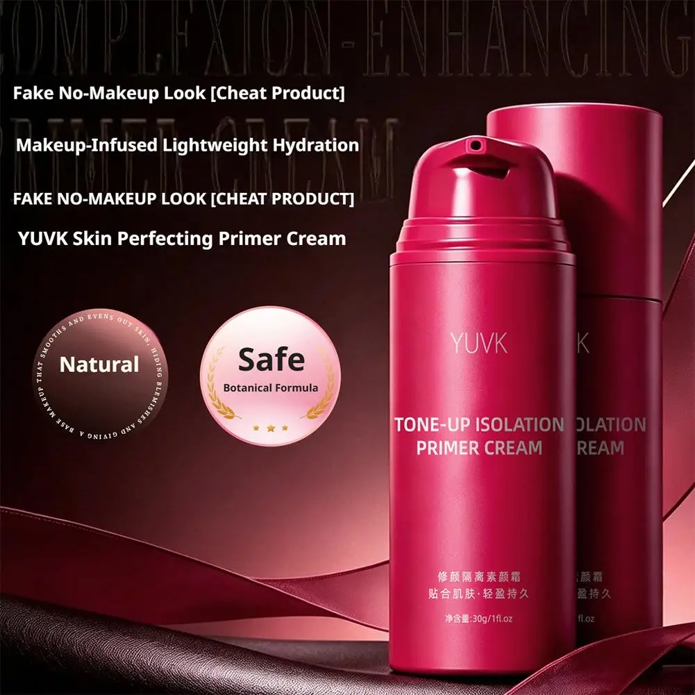 Color‑Changing Liquid Foundation Tone-Up Isolation Primer Cream Full Coverage Nourish Concealer Easy Makeup Smooth Fine Lines