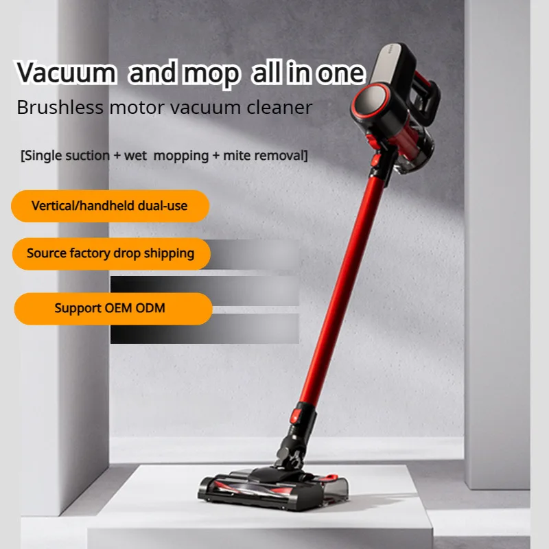 Household highpower foldable vacuum cleaner cordless handheld large suction mite vacuum cleaner