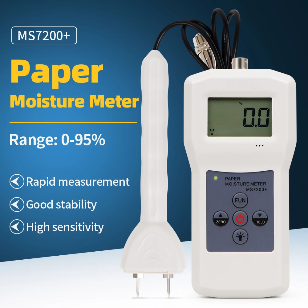 Am-128soil Soil Range 0~80% Digital Soil Moisture Meter Electrical Conductivity Pins Soil Meter