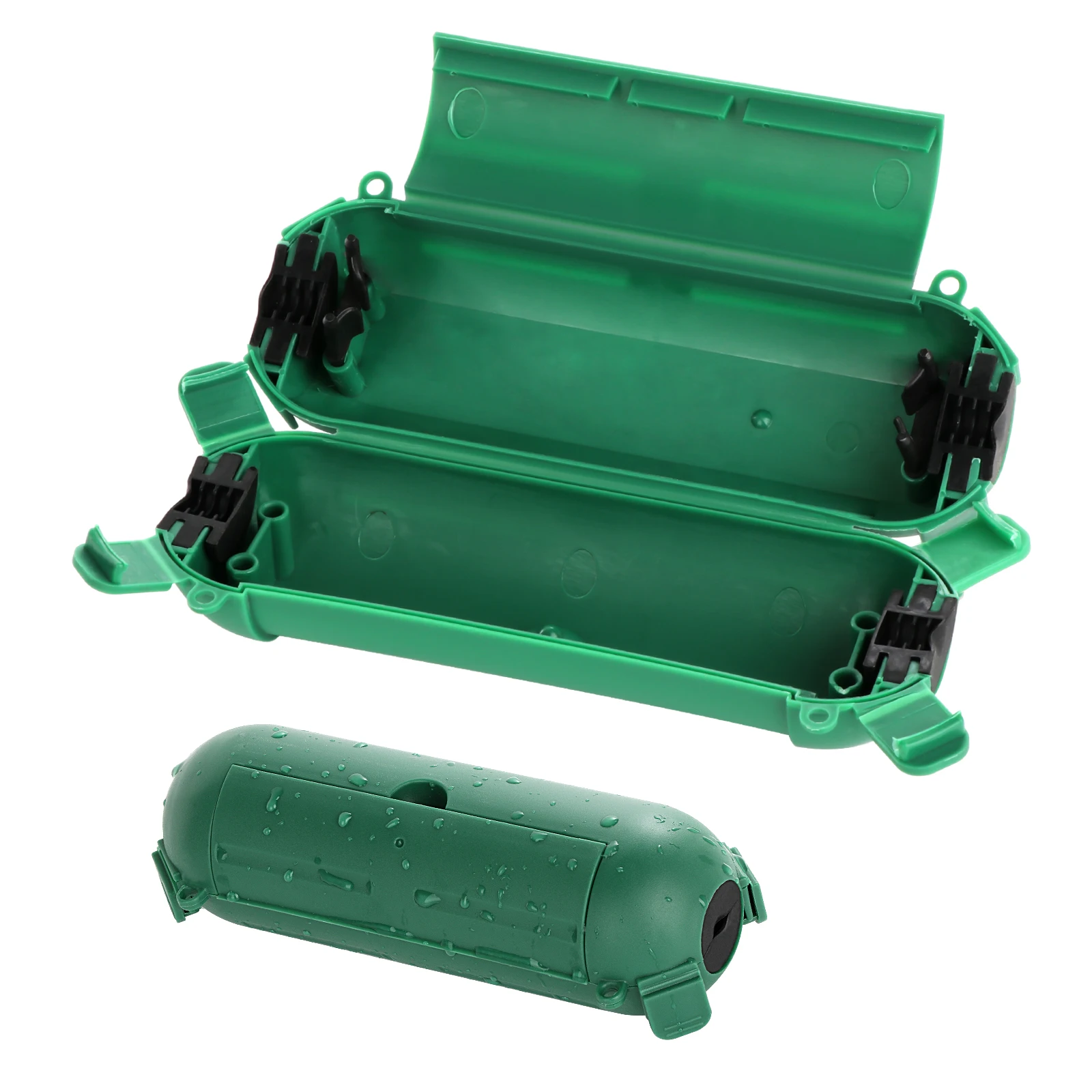 2 Pcs IP44 Outdoor Waterproof Connections Box With Installation Holes Waterproof Safety Cover for Outdoor Plugs Extension Cables