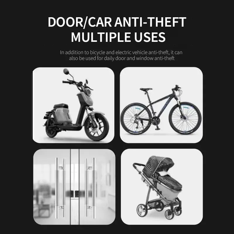 Bicycle Combination Lock, Wire Lock, Mountain Bike Four-digit Combination Lock, Motorcycle Lock, Anti-theft Lock, Flying Lock