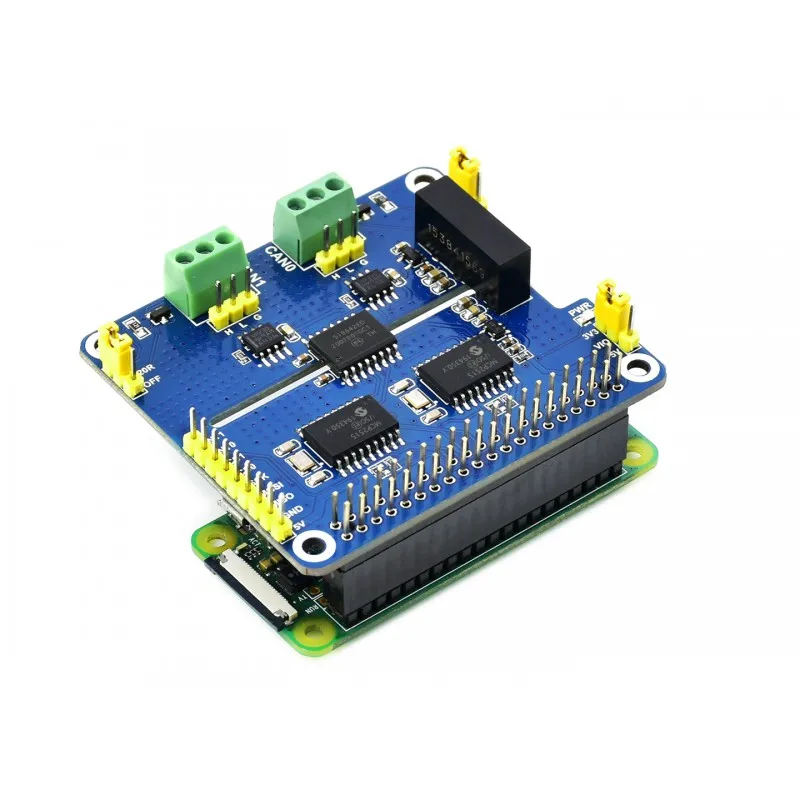 2-Channel แยกสามารถขยายหมวกสำหรับราสเบอร์รี่ Pi, โซลูชั่นชิปคู่