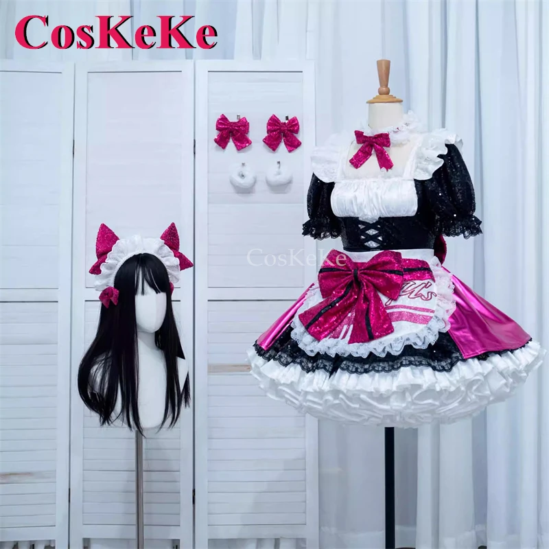 

CosKeKe Yazawa Nico Anime LoveLive Cosplay Costumes Vocal Concert Sweet Performance Dress Activity Party Role Play Clothing