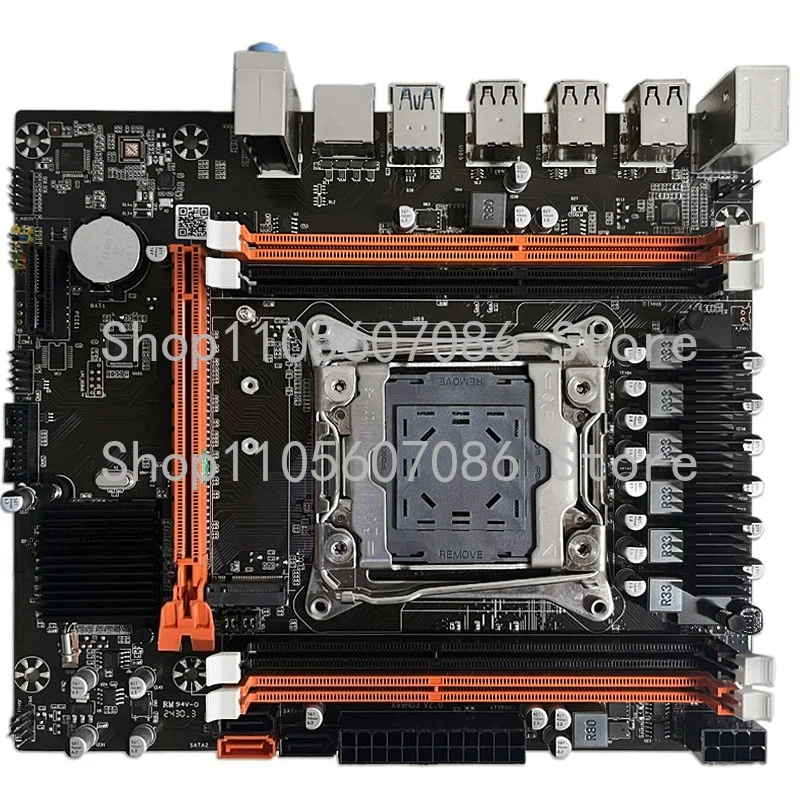For New X99H Computer 2011-3 Main Board Desktop ECC Server DDR3 Support E52678v3 2666V3