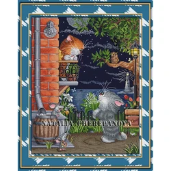 10837 Cross Stitch Kits Embroidery Cross-stitch Stich Diy Cross Stitch Set Cross Stitch Complete Kit Punch Needle Arts & Craft