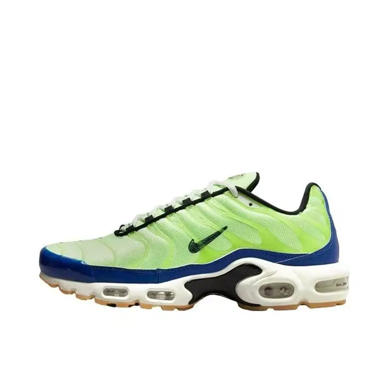 Nike Air Max Plus M. Frank Rudy Mesh Sports Shock Absorbent Anti Slip Wear Resistant Life Casual Running Shoes Men's Green Blue