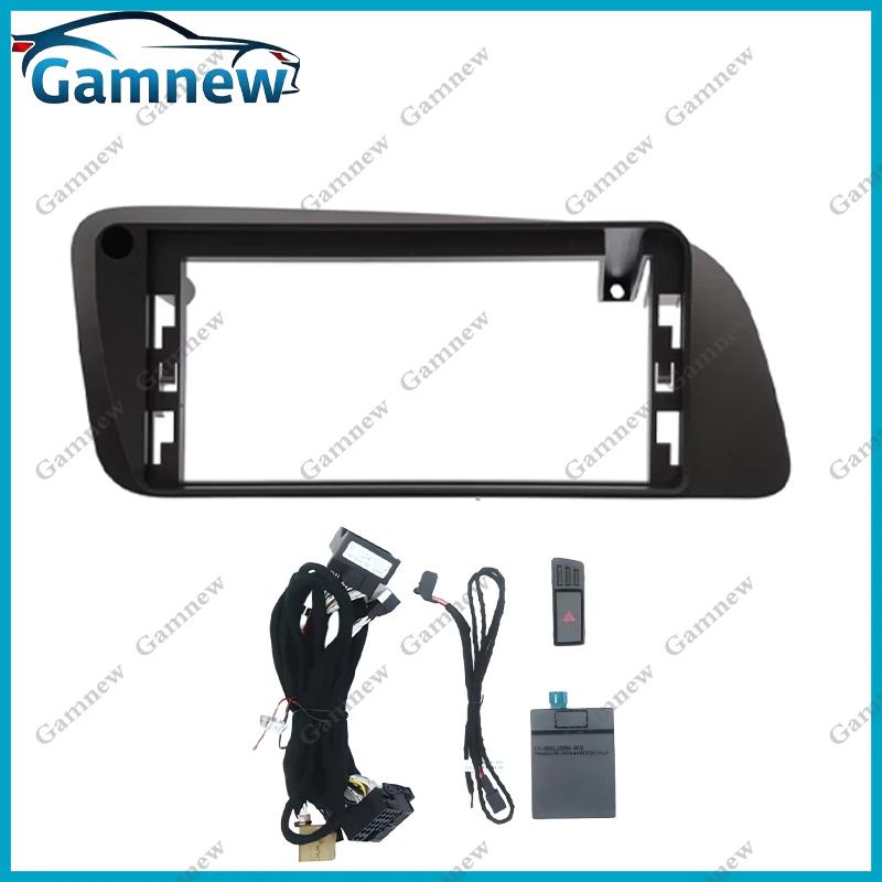 12.3 Inch Car Frame Fascia Adapter Canbus Box Decoder Android Radio Audio Dash Fitting Panel Kit For  Audi Q5 2008-2017