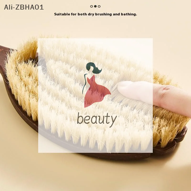 

Мягкая натуральная щетина, полиэтиленовая ручка, щетка для душа, щетка для купания, сухая кожа, массажер для тела, мягкая натуральная щетина, инструмент для ухода